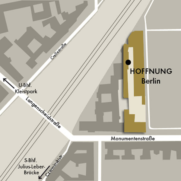 Location of our workshop in Berlin-Schöneberg