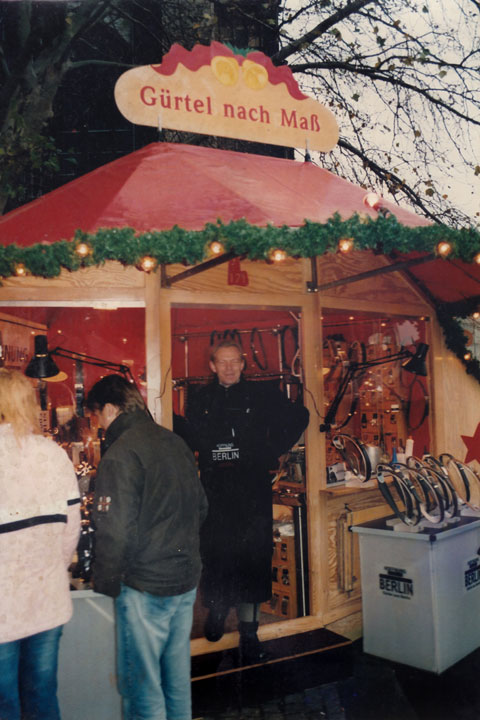 Market stall - Gürtel nach Maß